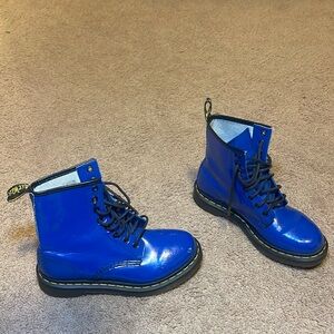 Blue Dr. Martens women’s 1460